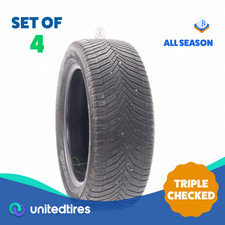 Set Of 4 Used 22555r18 Michelin Crossclimate 2 98h - 7-8.532 16iso Set Of 4 Used 22555r18 Michelin Crossclimate 2 98h - 7-8.532 16iso