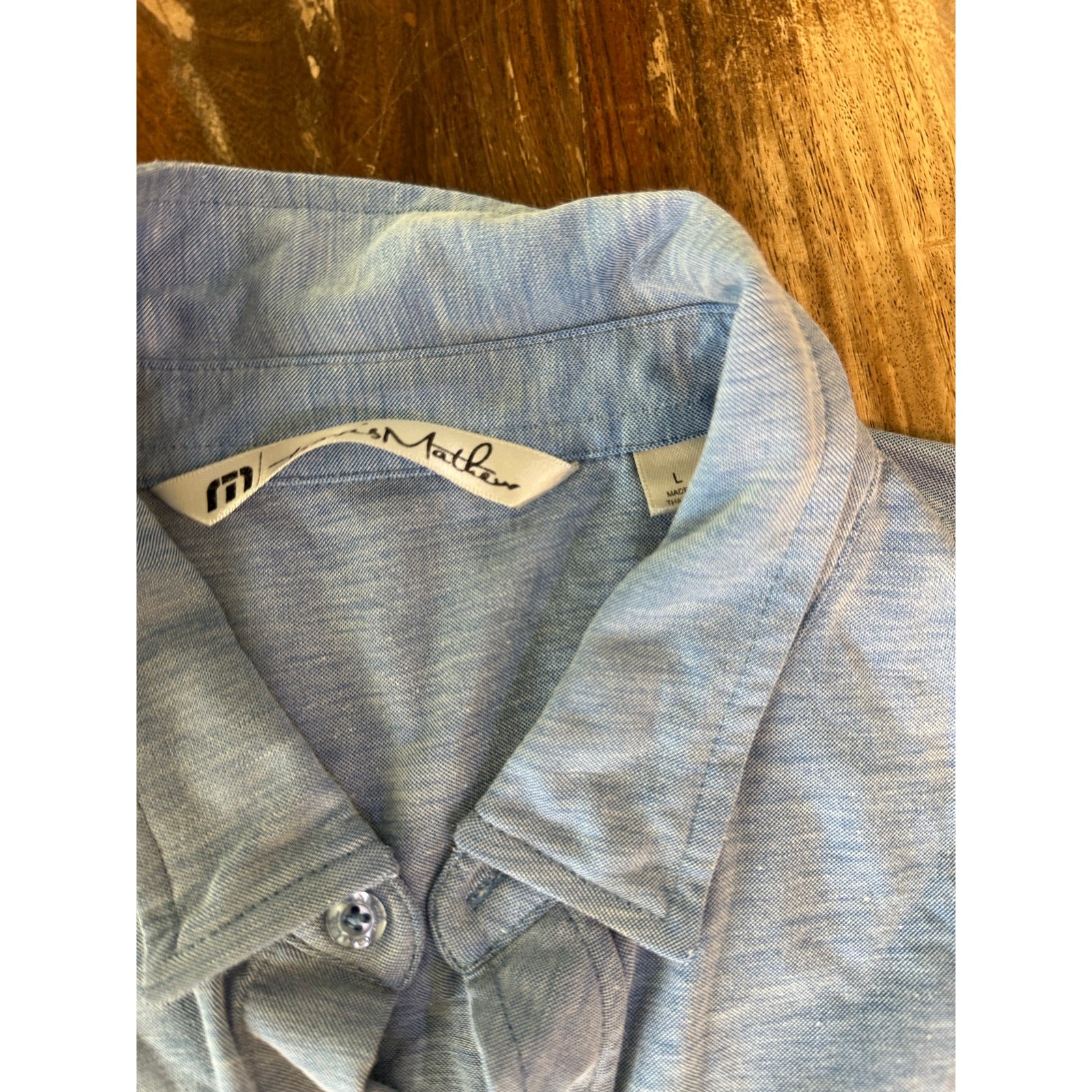 Travis Matthew Button Down Shirt Collared Cotton … - image 4