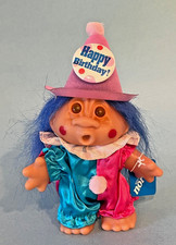 Dam Norfin Troll HAPPY BIRTHDAY CLOWN PLAYMATE 5" NWT NORF A GRAM Tag