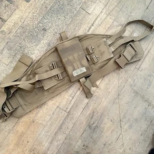 USGI Tactical Rucksack Waist Belt Hip Belt Coyote Brown Molle II Molded USMC