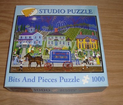 Light Up the Sky Bits and Pieces 1000 Piece Jigsaw Puzzle Complete 20x27'' July 4
