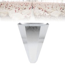 Chicken Cone Heavy Duty Galvanized Steel Poultry Restraining Cone Funnel Chicken