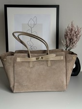 Borsa Da Donna A Spalla, Borsa In Pelle E Pelle Scamosciata