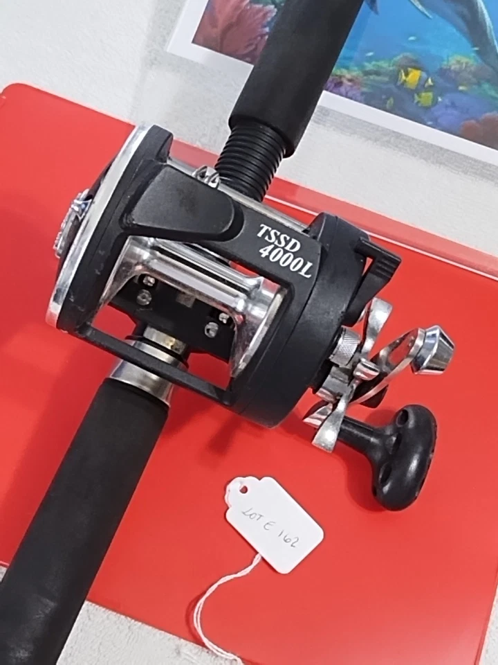 Trolling Fishing Rod And Reel Tsunami Trophy Series 6'6" MH 25-40lb 1pc - Image 2 of 4