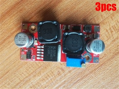 3Pcs Down Converter XL6009 Module Voltage Step Up Boost Buck Dc Adjustable Ic tz