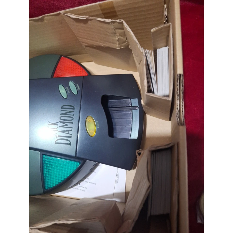 Jack Diamond 会说话的电子二十一点经销商游戏 – Parker Brothers 完好带盒 — 第 3/4 张图片