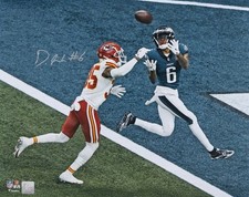 Devonta Smith Signed 16x20 Philadelphia Eagles Super Bowl 59 LIX Photo Fanatics