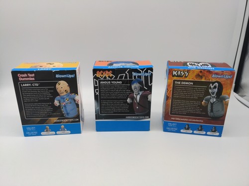 3X BLOWN UPS! “Vinyl Figures AC/DC-KISS Angus Young/The Demon/Larry New In Box!! - Picture 7 of 11