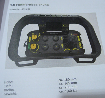 Autec Srl Funkfernbedienung Model J4A Type NZ3QH + Lader + 2 Akku NW. HyCleaner