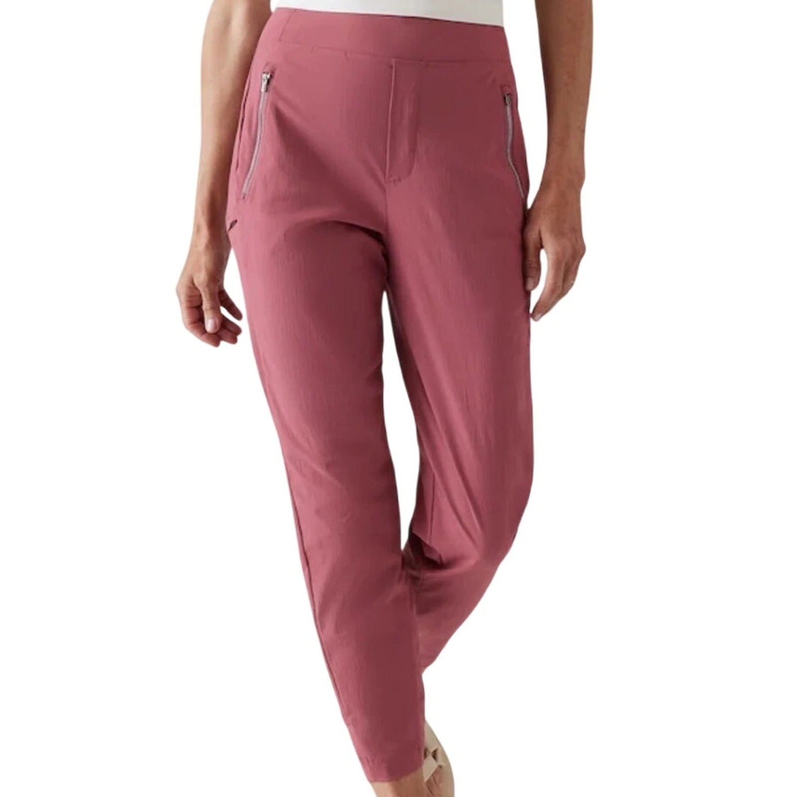 Athleta Trekkie North Jogger Pants Pink Berry Rose Women's Size 20 New With Tags