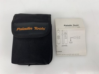 Paladin Tools LAN And Telecom Cable Testing Kit 1573 with Case
