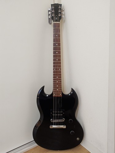 Electric Guitar Gibson SG-1 Black 1996 Mahogany Neck Rosewood Fingerboard - Picture 9 of 10