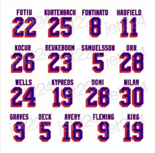 NY Rangers DECAL STICKER all-time Enforcers, Goons, Fighters and Tough Guys