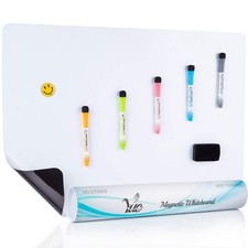25x17 inch Magnetic Dry Erase Board for Refrigerator - Fridge Whiteboard - Ma...