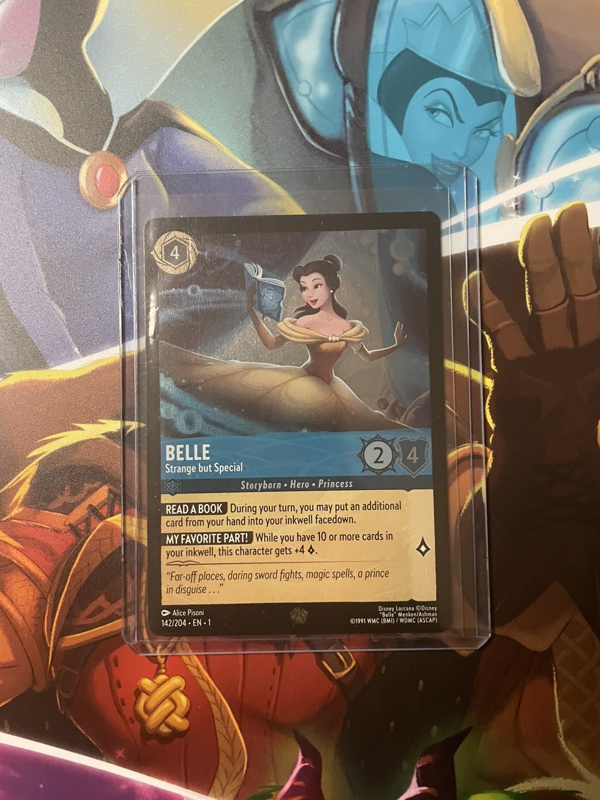 Belle - Strange but Special 142/204 Lorcana The First Chapter Cold Foil NM