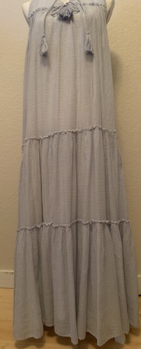 Pre-Owned (worn once) Free People XS Lightweight 100% Cotton Maxi Dress W/Slip - Picture 4 of 18