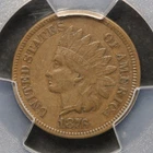 1876 Indian Head Cent PCGS XF 40