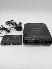 Sony D-180K Car Discman CD Player with Cassette Adapter and Car Charger Tested