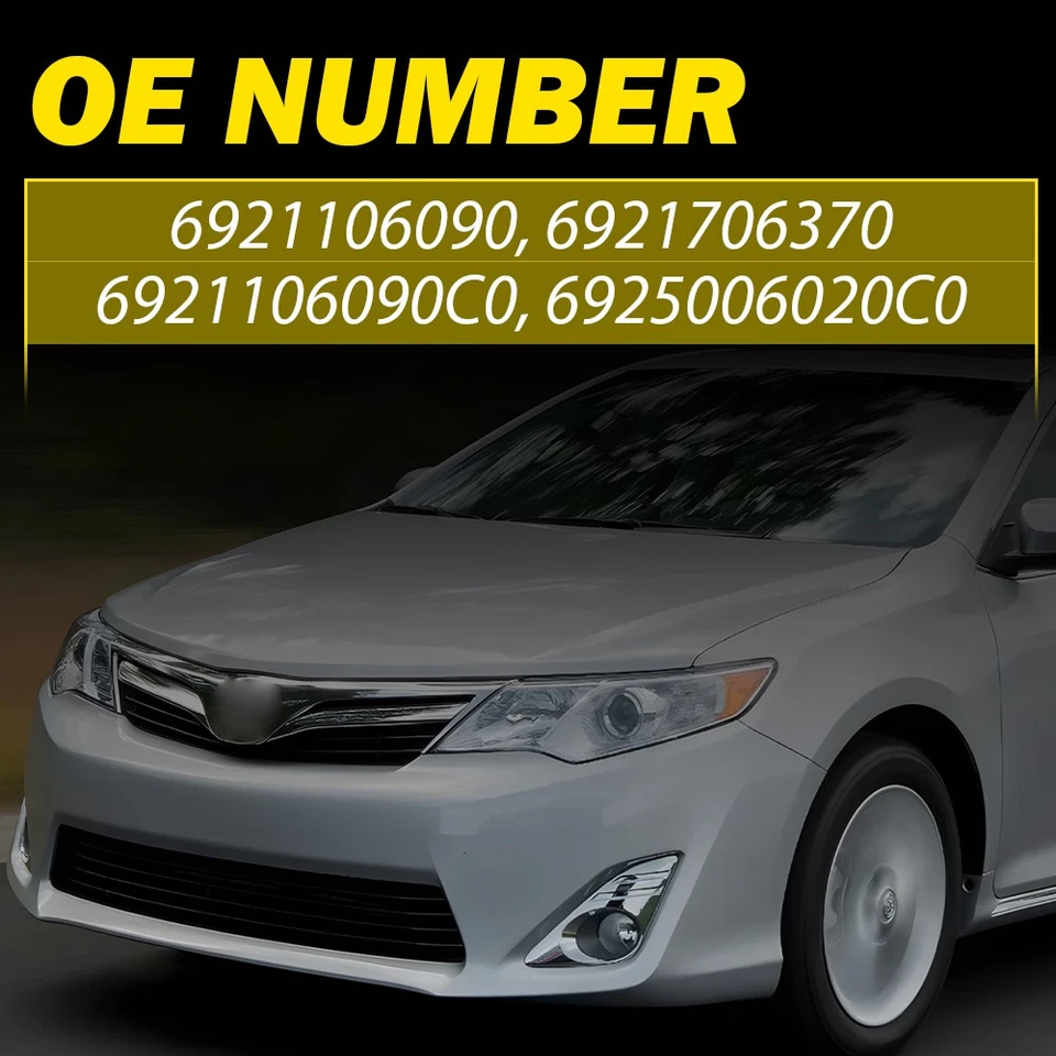 Juego de 4 manijas de puerta exterior de coche gris delanteras traseras para Toyota Camry 2012-2017 Foto 3 de 4