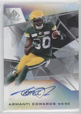 2021 SP Game Used Edition CFL Auto Armanti Edwards #A-AE Auto l5j