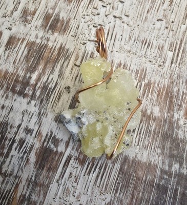 Brucite Kupferdraht umwickelt Hilfe Schmerzlinderung mit Kette, Box Oracale Karte ziehen