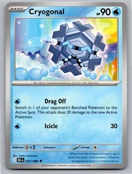 Cryogonal 027/086 Scarlet & Violet: Black Bolt Uncommon