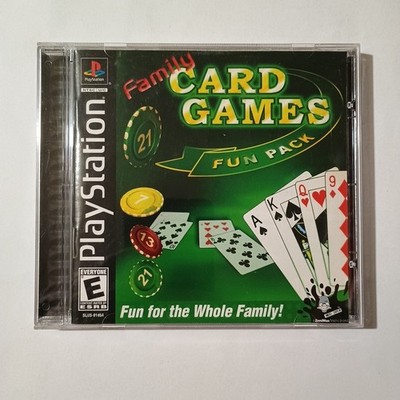 Family Card Games Fun Pack (Sony PlayStation 1, 2003)