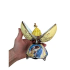 Disney Radiant Belle Beauty & The Beast Heirloom Porcelain Musical Egg
