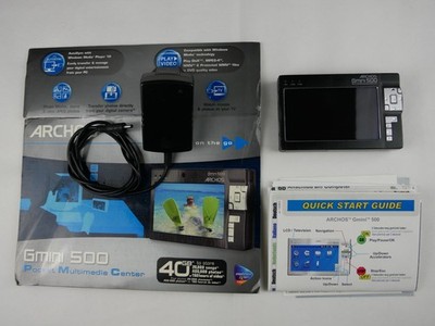 Archos AV 500 32254 Digitaler Mediaplayer und DVR Schwarz USB 2.0 Tragbar