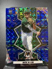 2022 Panini Mosaic #280 Nick Allen Blue Camo Mosaic