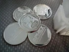 1 oz APMEX Silver Round .999 Fine (Lot of 5)