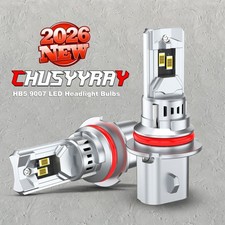 Clear White 2X 9007 HB5 LED Headlight Bulbs Lamps High Low Beam Super Bright