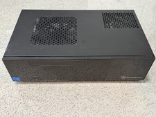 Silverstone SST-ML09B (Black) Mini-ITX/DTX SFX Mini Compact HTPC Case With PSU