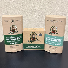 Dr. Squatch Odor Squatching Deodorant Stick Aluminum-Free Pine Tar 2.65 oz