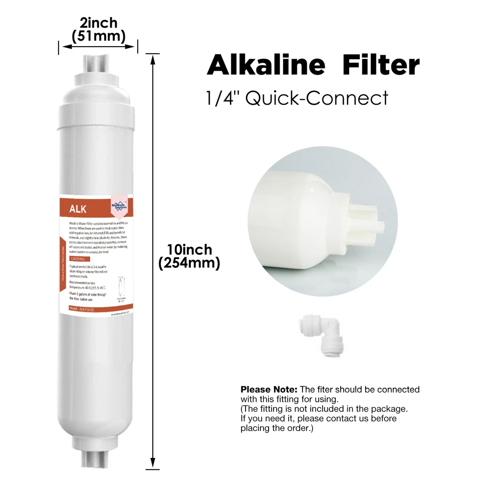 7 Pack Alkaline Water Filter pH+ Replacement Cartridge Ionizer Mineral Filters - Image 2 of 4