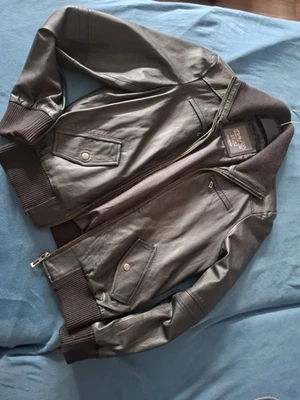 Esprit Lederjacke Gr. 38 Schafleder schwarz - Bild 1 von 4