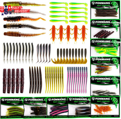 Fishing Lures - Tackle Box with Tackle Included, Fishing Kit with Vibs, Frogs, M
