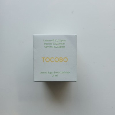 Tocobo - Lemon Sugar Scrub - Lip Mask - 20ml - Expiration: 07/18/2027