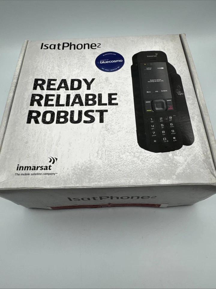 Teléfono Satelital IsatPhone 2 Inmarsat con Caja Múltiples Cargadores y Accesorios Foto 2 de 4