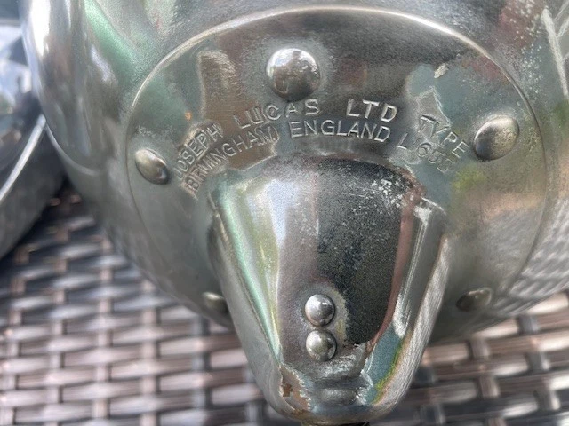 Faro Lucas L165 S que se adapta a los primeros MG, Wolseley, Catalanta, Railton, Aston Martin Foto 3 de 4