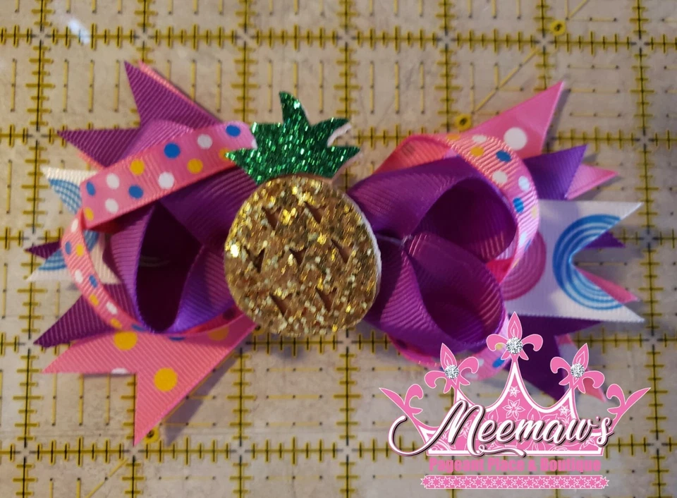 БОЛЬШОЙ бутик стиль RAINBOW цвета многослойный ананас волос бант!! ТАК ВЕСЕЛО! L@@K! - Изображение 4 из 4