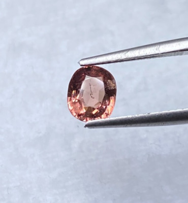1.19 CTS ROSE PADPARASCHA COLOR NATURAL SPINEL, 6.28 X 5.84 X 3.72 MM OVAL CUT