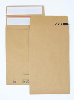 E-Green Kraft-Versandtasche, 229 x 162 x 40 mm, 120 g/m², haftklebend