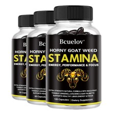 Horney Goat Weed for Men Women-with Maca,Saw Palmetto,Panax Ginseng,L-Arginine