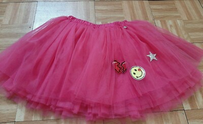 So Twee Miss Grant pink tutu skirt emoji sequin heart detail 146