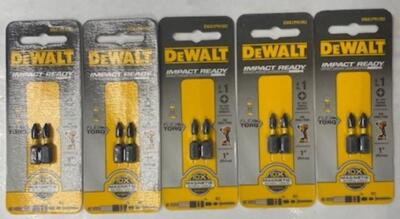 Dewalt DWA1PH1IR2 #1 x 1'' Impact Bit Phillips 5 - (2 Packs)