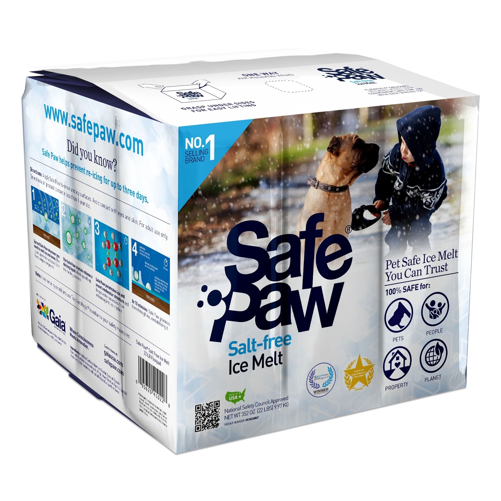 Safe Paw Pet Friendly Concrete Safe Salt Free Ice Melt