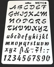 Wall Stencil Reusable Alphabet Stencils Letters Numbers Lettering No13 