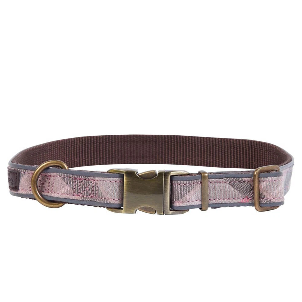 Barbour tartan dog collar small hot sale
