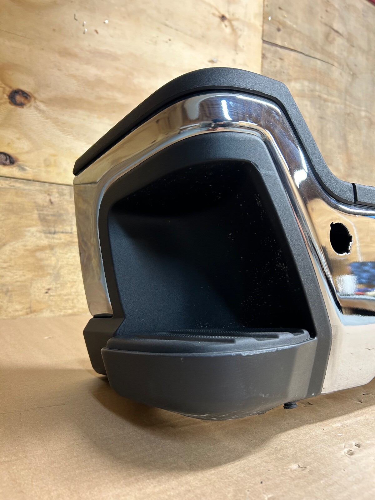 2023-2024 Ford F250 F350 SD Chrome Rear Bumper W/ RPA SENSOR HOLES Park ...